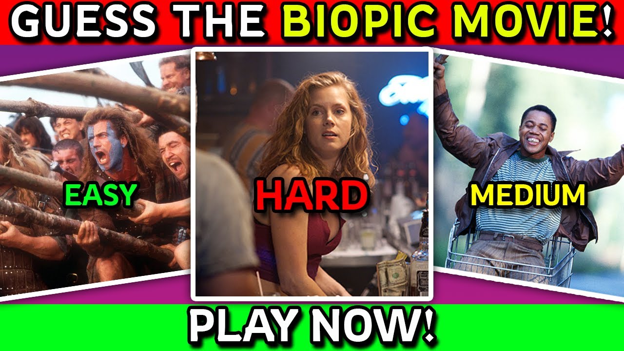 Guess the Biopic Movie Quiz!