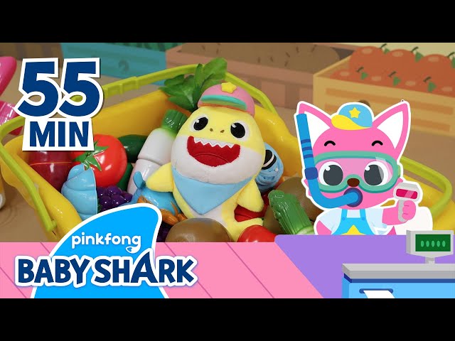 Baby Shark Toy Review & Hide and Seek, +Compilation