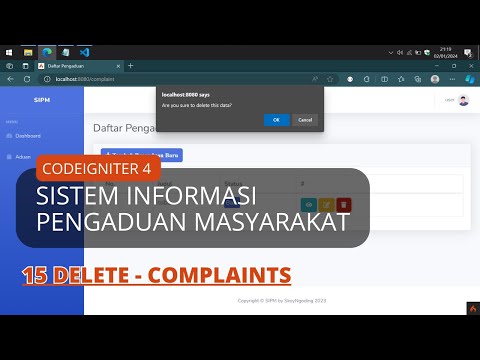 15 DELETE Pengaduan