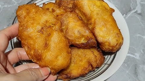 Học được cách pha bột chiên chuối giòn xốp để lâu vẫn giòn