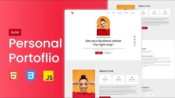 How to Build a Personal Portfolio Website Using HTML CSS JavaScript