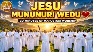 JESU MUNUNURI WEDU ❤️ Powerful 30 Minute Mapostori Worship That Will Bless Your Soul