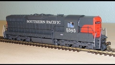 Broadway Ltd HO scale Southern Pacific SD7 / SD9 Diesel Locomotive Overview