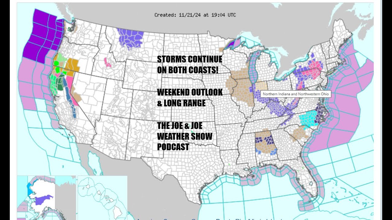 Joe & Joe Weather Show East Coast Storm Rain Heavy Wet Snow Mountains ...