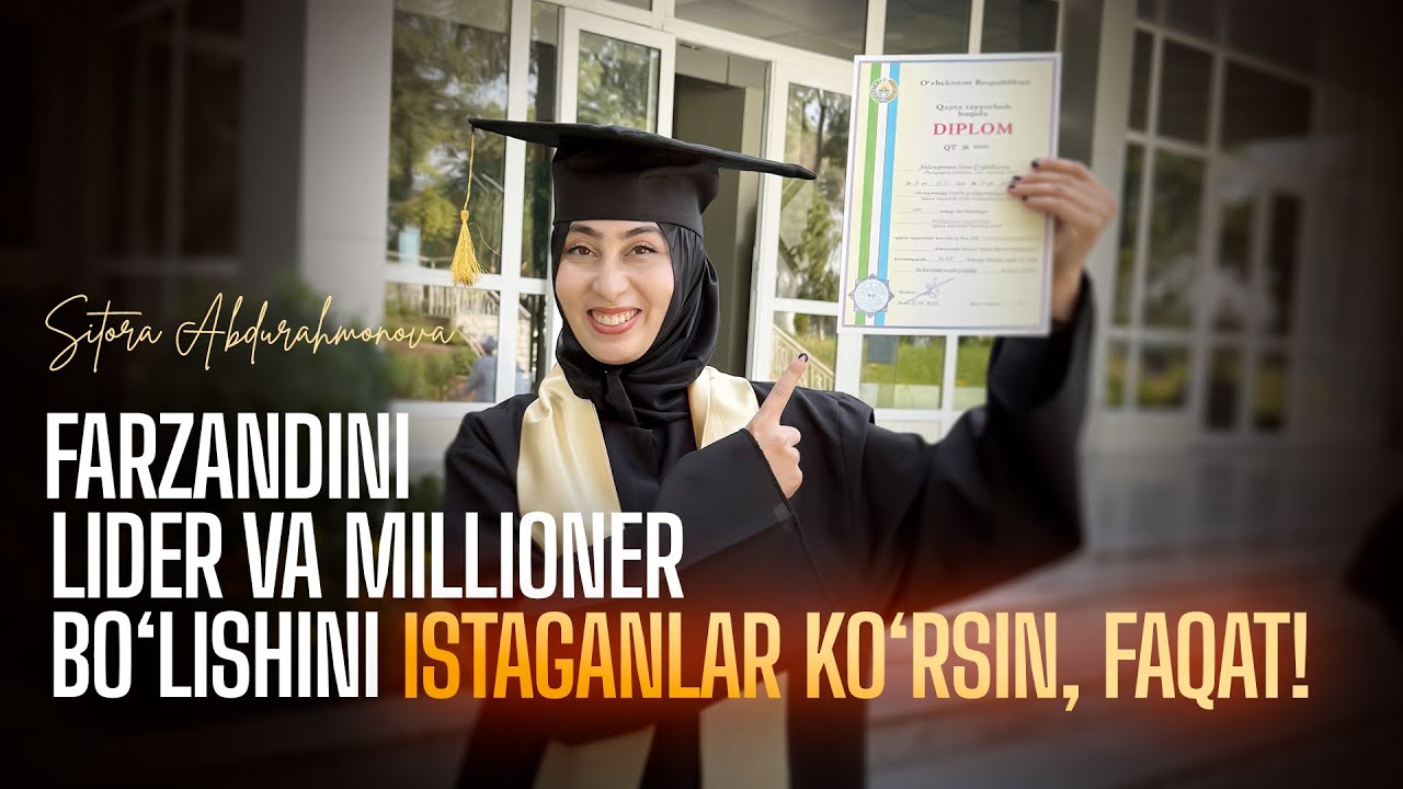 Farzandini lider va millioner bo’lishini istaganlar ko’rsin,FAQAT!