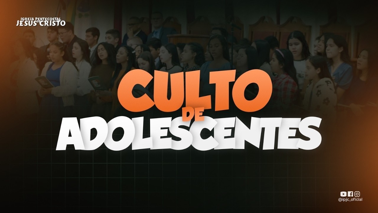 Culto de Adolescentes | 06/06/2026 | Sábado | CULTO TEEN |  @IPJCOFICIAL ​​