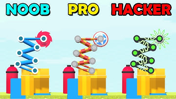 NOOB vs PRO vs HACKER in Bucket Crusher