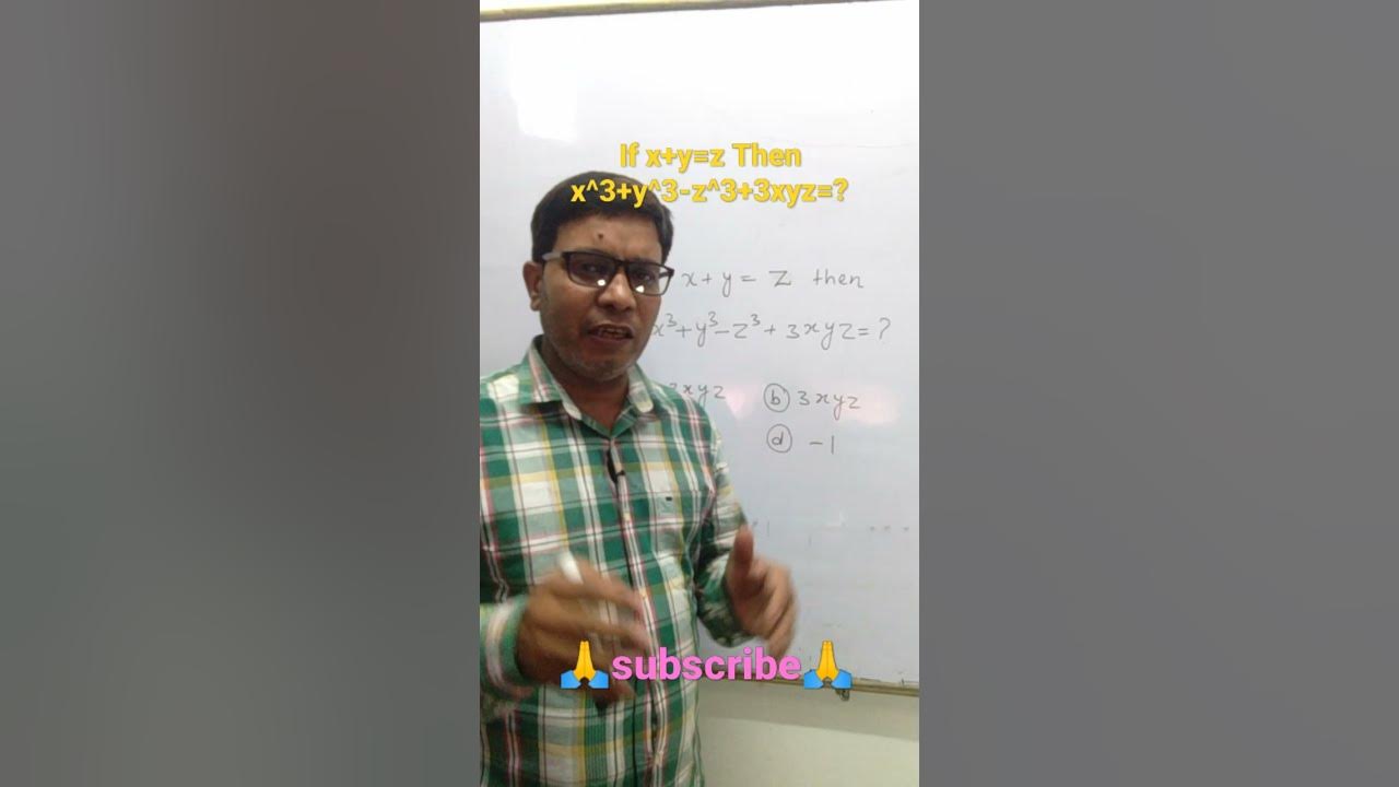 If X y z Then X 3 y 3 z 3 3xyz L shorts L Algebra Identities L if-x-y-z-then-x-3-y-3-z-3-3xyz-l-shorts-l-algebra-identities-l