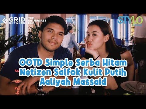 Pakai Setelan Simpel Serba Hitam, Aaliyah Massaid Bikin Salfok Karena Kaki Putih Mulusnya