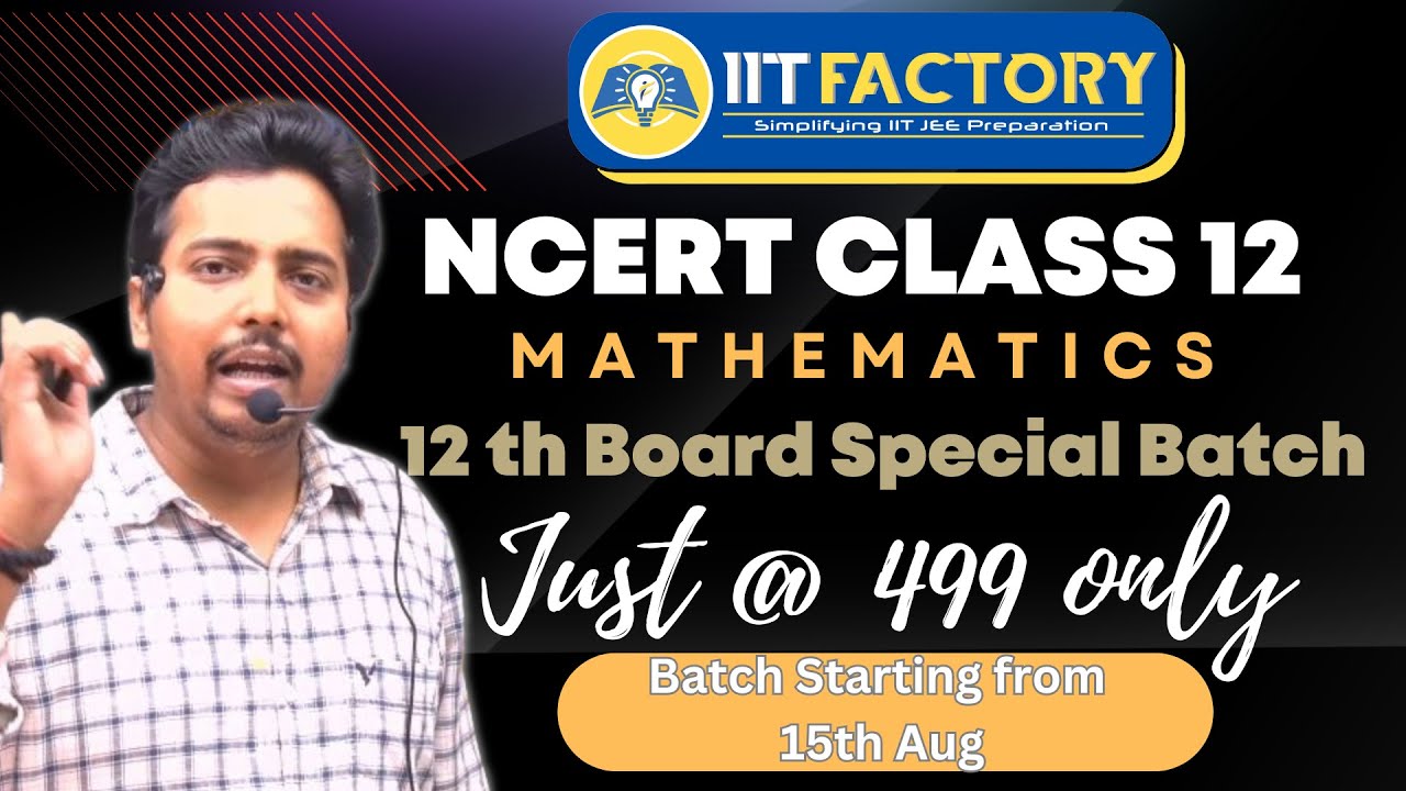 Class 12 Board Special Batch | Mathematics by Keshaw Sir | Just @ 499 ...