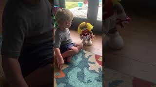 Cheerleader Sock Monkey Animated Plush (Jingle Bells)