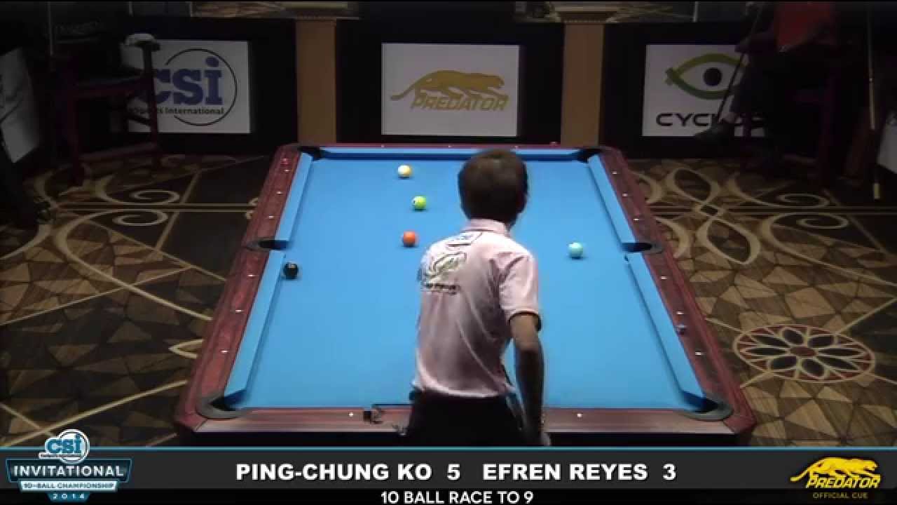 2014 CSI 10 Ball Invitational: Reyes vs Ping-Chung Ko (2)
