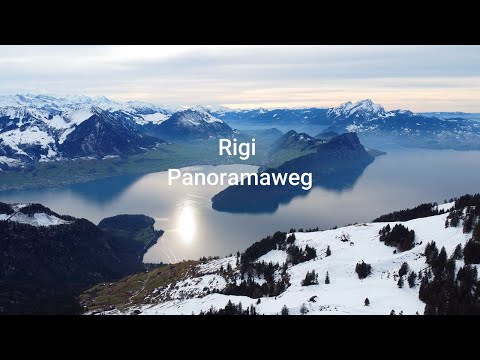 Rigi Panoramaweg - wandern von Rigi Kulm über Kaltbad zur Scheidegg