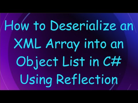 How to Deserialize