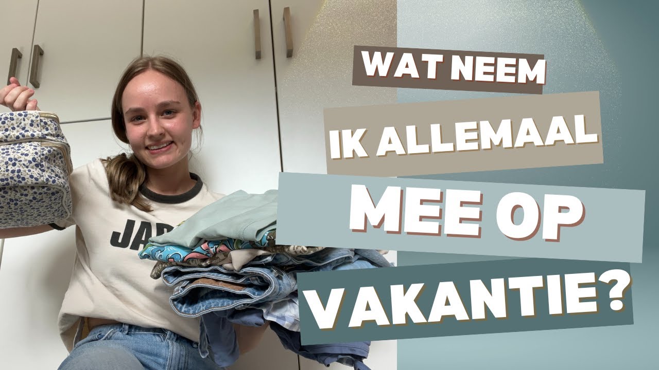 Waar ga ik heen op vakantie en de koffer inpakken - YouTube