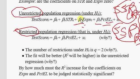 اردو/हिंदी V#17  Joint Hypothesis Testing in Multiple Linear Regression