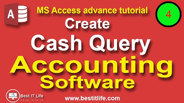 Create Cash Query | Accounting Software #MSAccess advance tutorials Bangla | Best IT Life