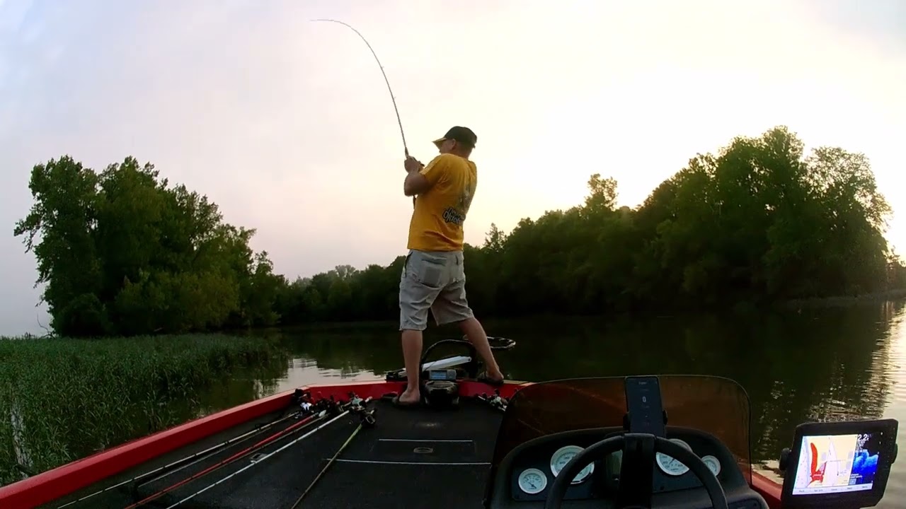 Early Aug 2023 Bass Fishing Old Hickory