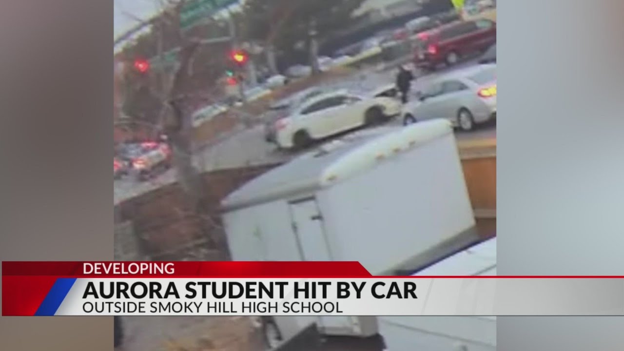 Yet another student hit by car near Aurora high school YouTube