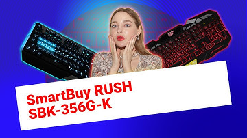 НИКС Компьютерный Супермаркет: видео про Клавиатура SmartBuy RUSH SBK-356G-K Проводная #1