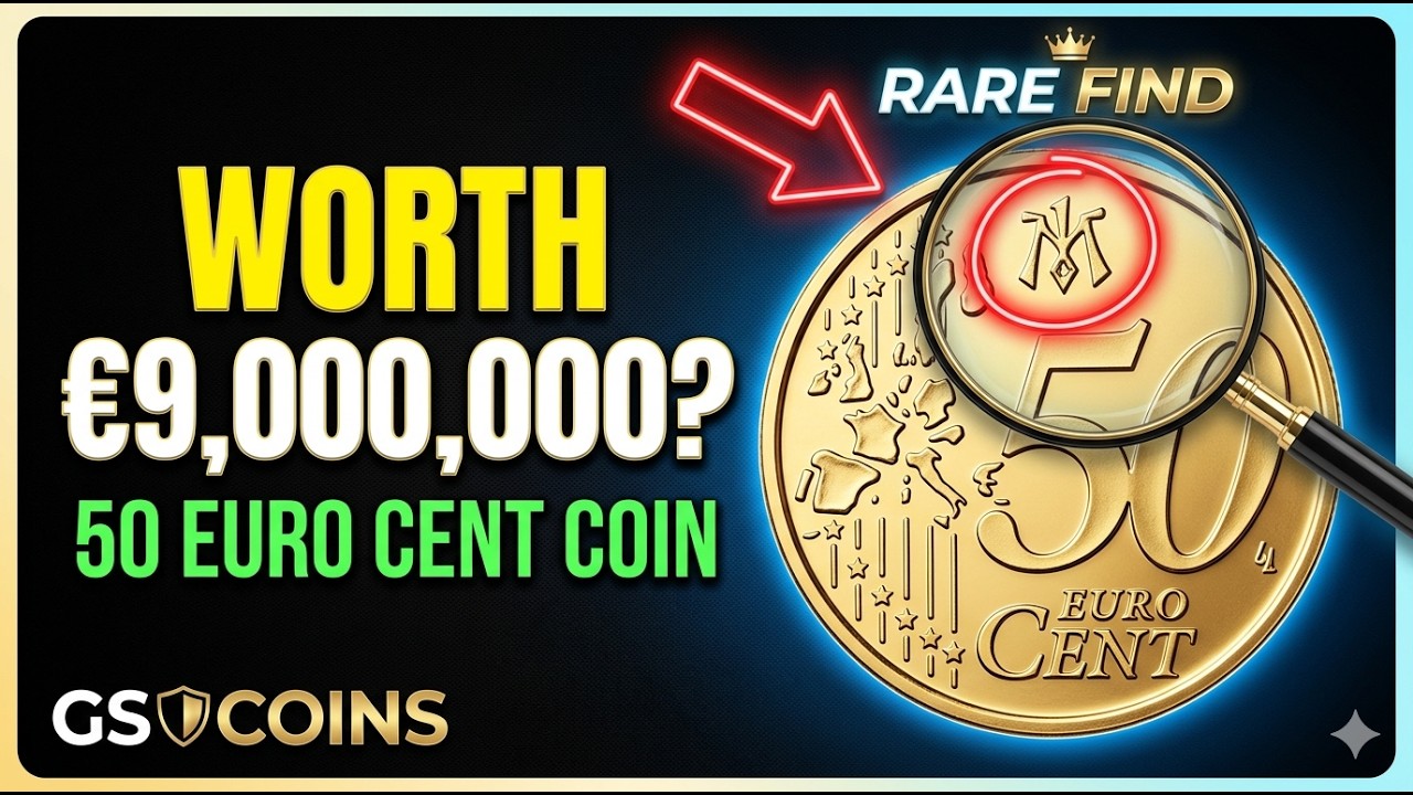 CHECK YOUR POCKETS! This 50 Euro Cent Coin is Worth €9,000,000