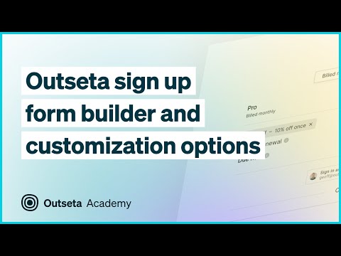 Outseta Sign Up