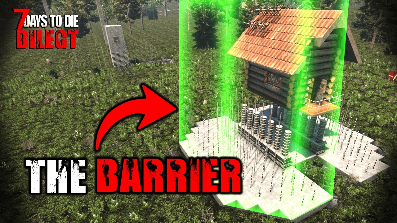Minecraft Inpenetrable Base The Barrier Base Guide (Invisible Wall, Impenetrable) - 7 Days to Die ...