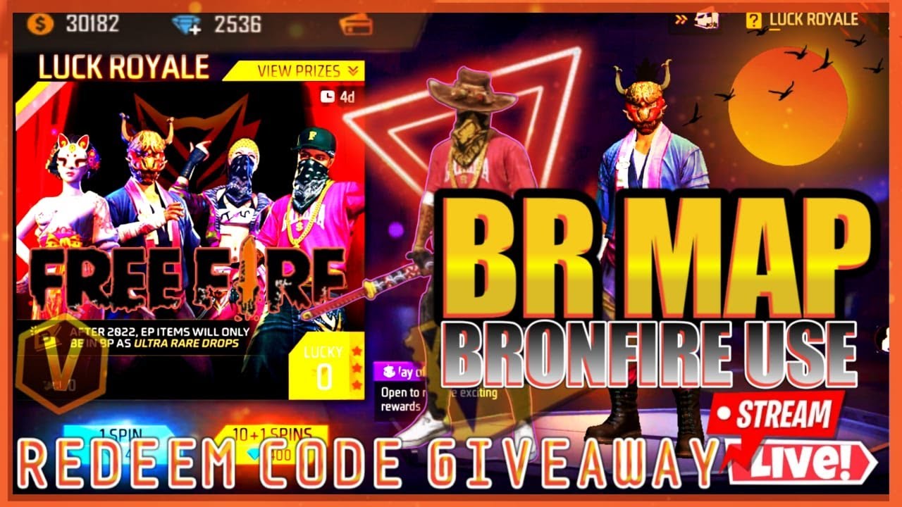 BR Map Bonfire use only Match |br ranked match live booyah | redeem ...