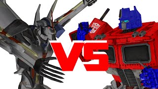 Optimus Prime VS Starscream (Ft. Steve Blum)