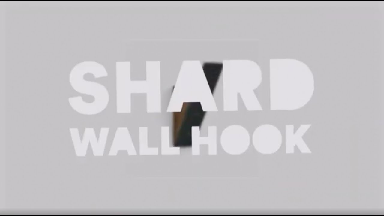 Shard Wall Hook System | Designer Hooks by Shelfology®