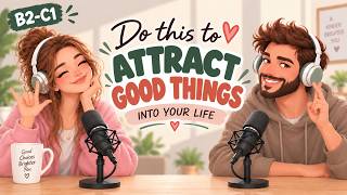 English Podcast For Learning English Conversation Practice Attract Good Things Into Your Life