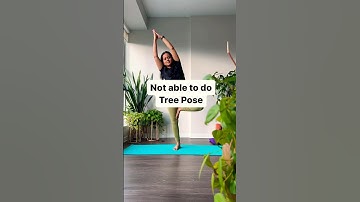Drill to practice Tree Pose #yoga #yogaforbeginners #yogapractice #health #treepose