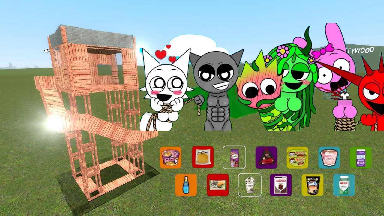 Incredibox Sprunki Want Me To Help Them Vs Towers In Garry's Mod