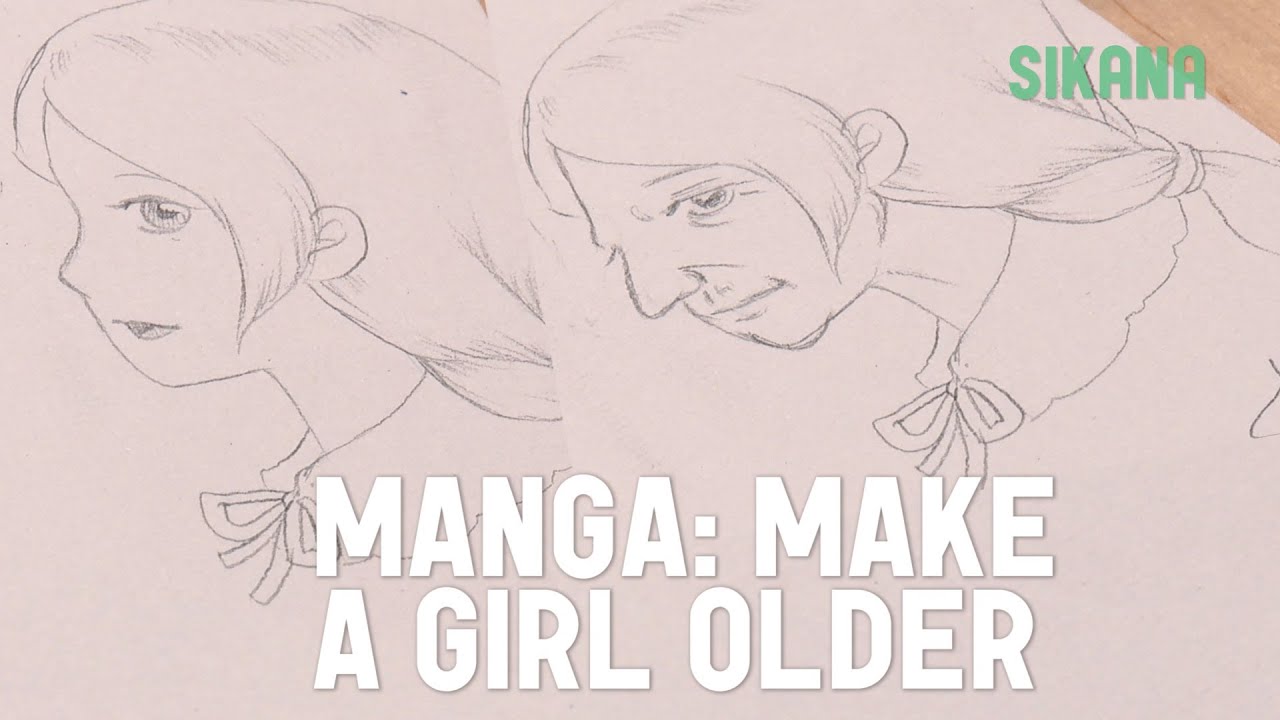 Learn To Draw Manga Easily How To Make A Female Character Look Older Youtube