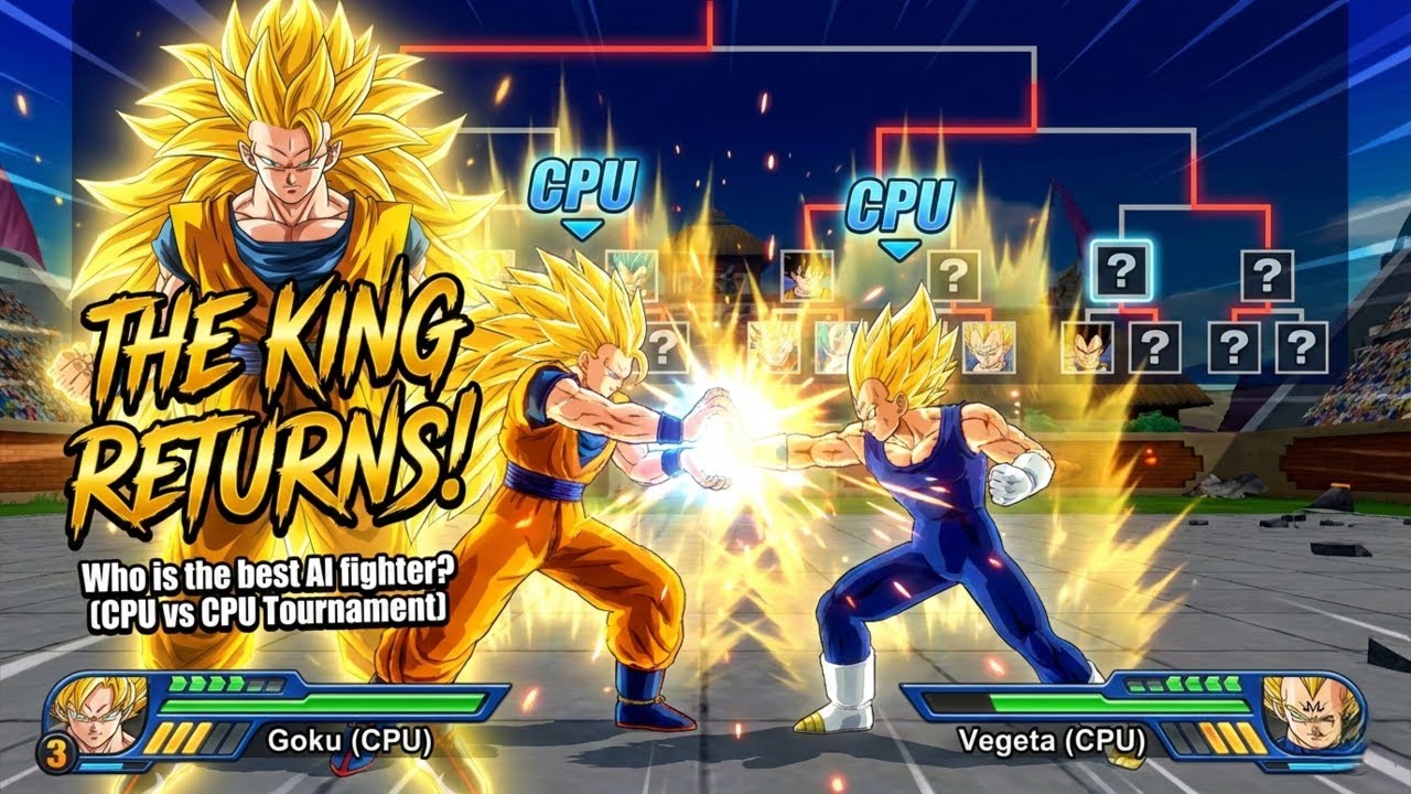 THE KING RETURNS! Who is the best AI fighter? (CPU vs CPU Tournament)