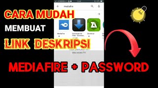 Cara MUDAH membuat LINK DESKRIPSI MEDIAFIRE dengan PASSWORD.. screenshot 5