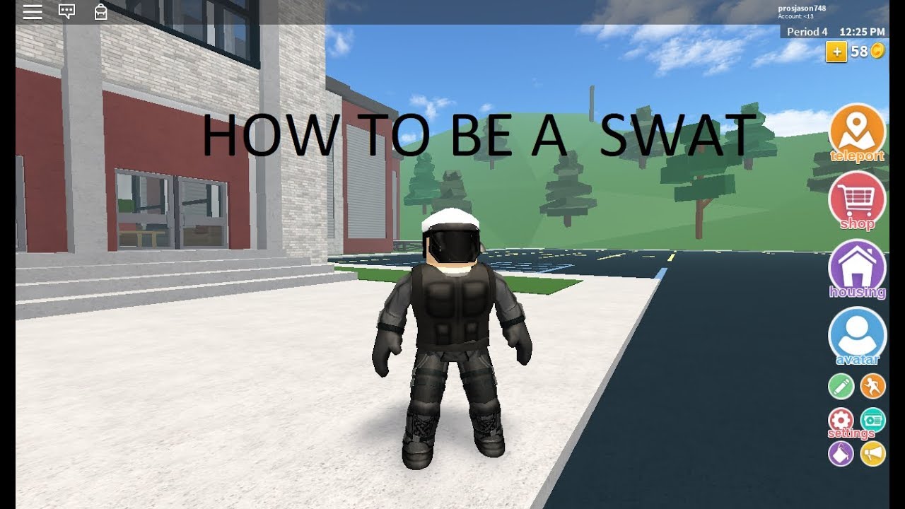 How To Be A Swat In Robloxian Highschool Youtube - how to be dantdm in robloxian highschool youtube