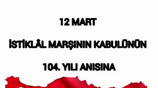 Altinyaylali Öğrenci̇ler İsi̇tklal Marşini Okuyor