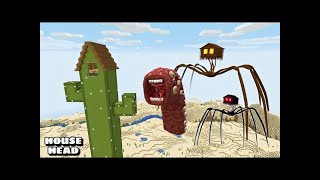 i Found Scariest HOUSE HEAD 😱 in Minecraft | Minecraft Horror |