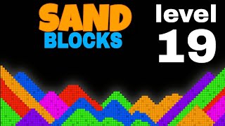 Sand blocks level 19 walkthrough for solution