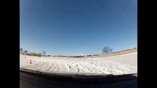 Winter Advanced Driver Training, Skidpad Exercises at CTMP DDT, Dec 30/12