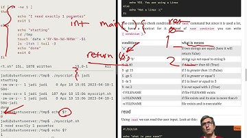 LPIC 1 - 053 - 105.2 -2/2 - Shell scripting basics; returned values conditions, read, loops, mailing