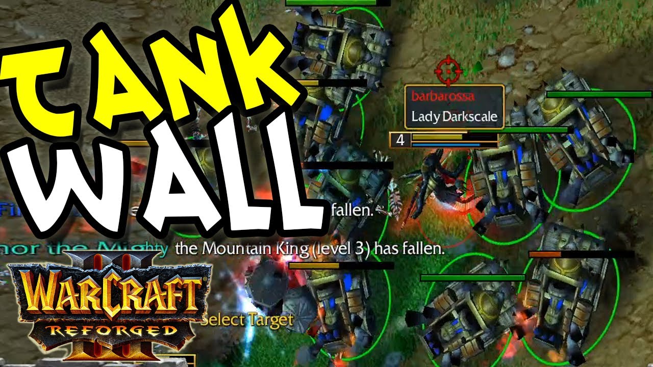 Warcraft 3 Strategy | Wall of Tanks