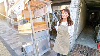毎日１５０kgの屋台を引く２７歳おにぎり娘の怒涛の１日に密着【前編】