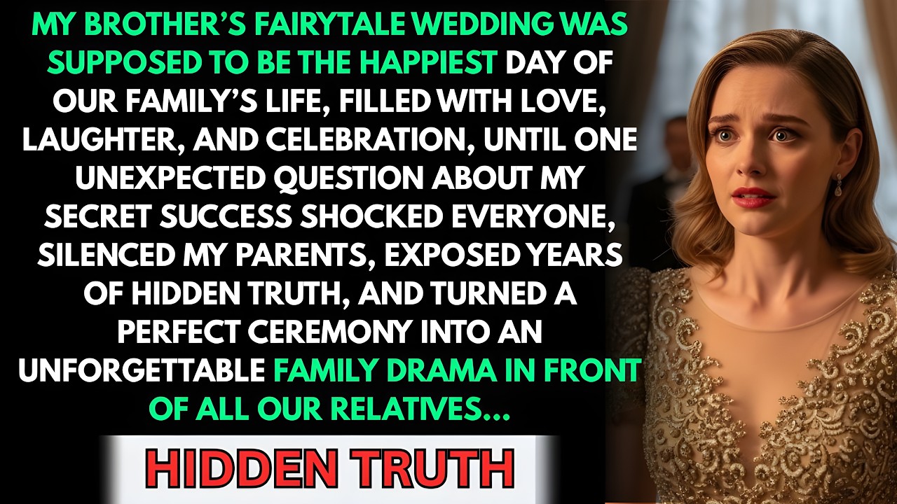 One Question At My Brother’s Wedding Exposed My Secret Life And Left My Parents Speechless