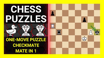 Chess Puzzles to Practice. Themes: One-move puzzle, Checkmate, Mate in 1. Learn Chess
