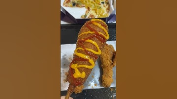 ASMR một buổi ăn đêm của cô nàng cửa hàng tiện lợi Hàn Quốc 🍗🍤 #shorts