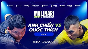 Molinari Carom 3C Open 2024 - Final -  Nguyễn Đức Anh Chiến vs Phạm Quốc Thích.