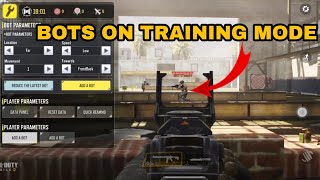 *NEW* Bot Parameters Explained in Training Mode COD Mobile