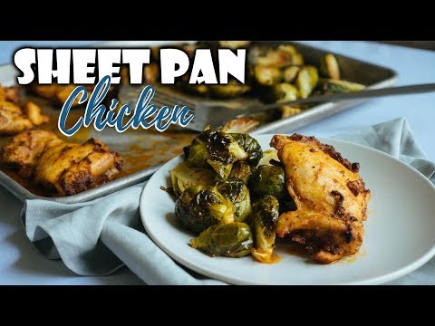Sheet Pan Peri Peri Chicken with Brussels Sprouts | Easy Keto Dinners